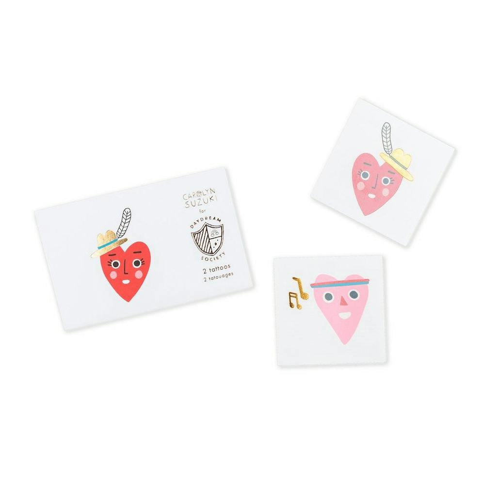 Heartbeat Gang Temporary Tattoos