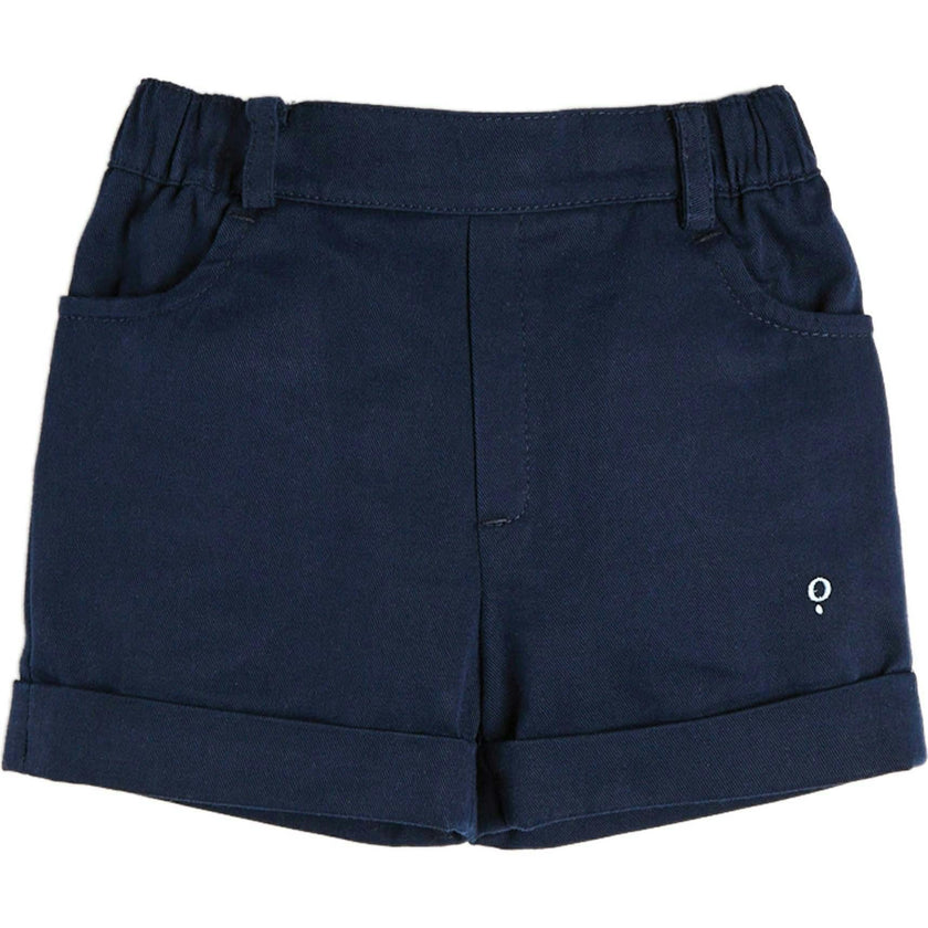 Insignia Elasticated Waist Turn-up Shorts in Navy (12mths-4yrs)