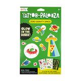 Tattoo-Palooza Glow in the Dark Temporary Tattoos - Zero Gravity Dinos - 3 Sheets