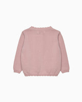 Baby Duck & Bunny Cardigan in Pink