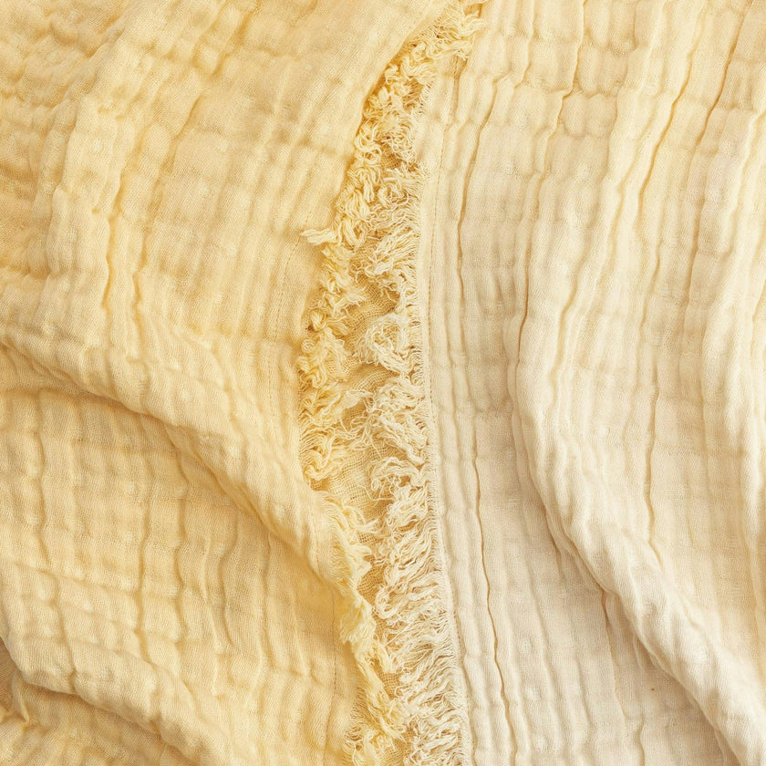 Multi-Layer Cotton Muslin Baby Blanket (Honey Ombre)