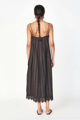 Zuma Dress in Black Vine Eyelet