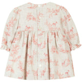 Rosewood Flannel Smocked Dress