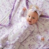 Babette Footie Ruffled Zippered One Piece
