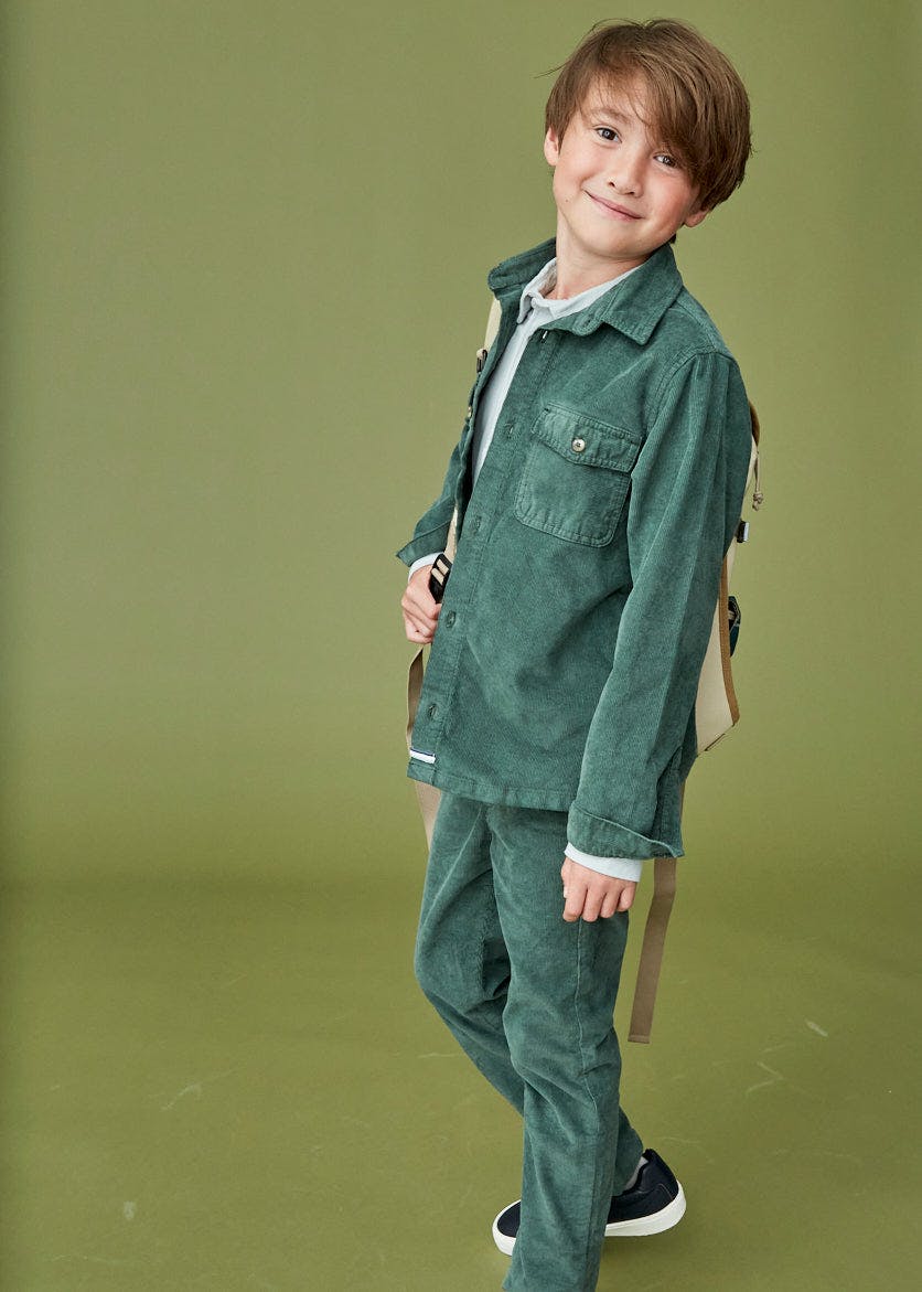 The Forest Green Corduroy Shirt