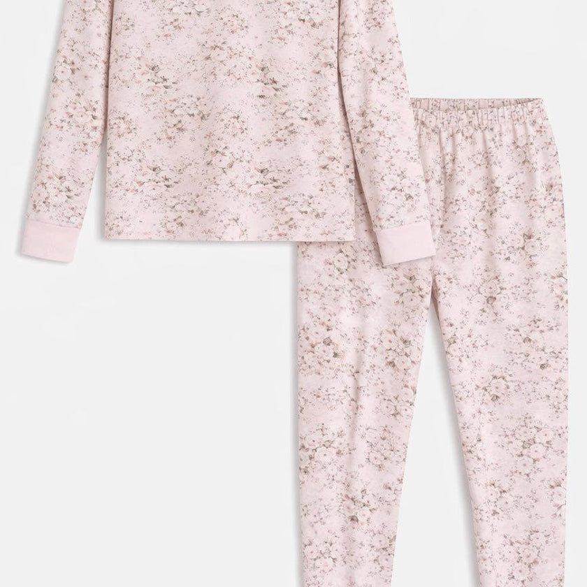Pajamas - Mini Roses Pink