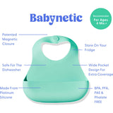 Magnetic Silicone Bib