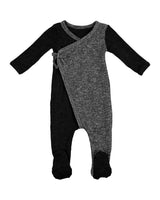 Flecked Wrap Footie