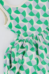 Sleeveless Twirl Dress in Retro Twirl
