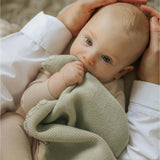 Cotton Knit Blanket, Green