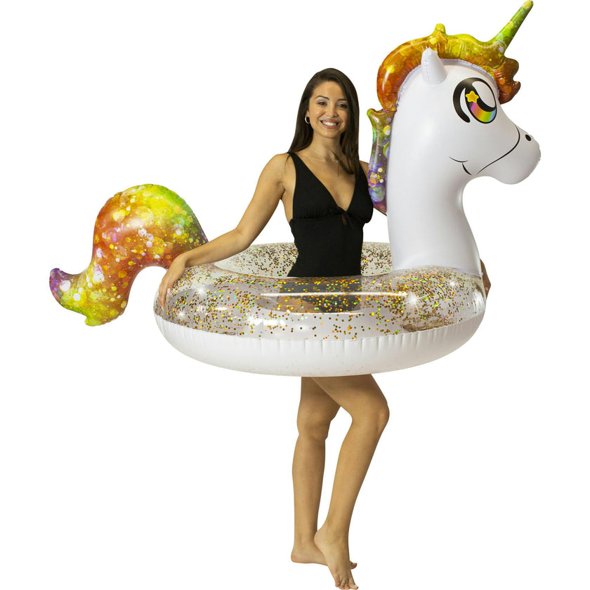 Glitter 48" Jumbo Beach & Pool Tube