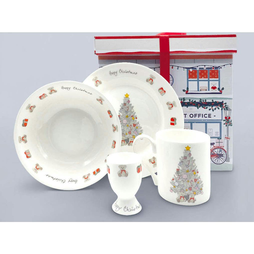 Christmas Morning Bone China Breakfast Set