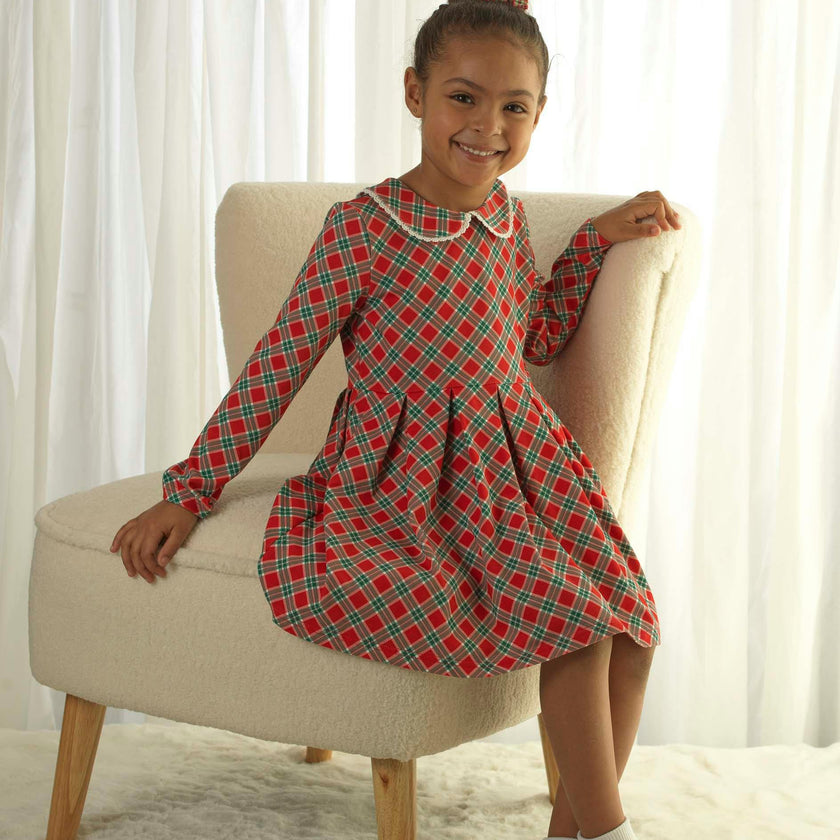Tartan Jersey Dress