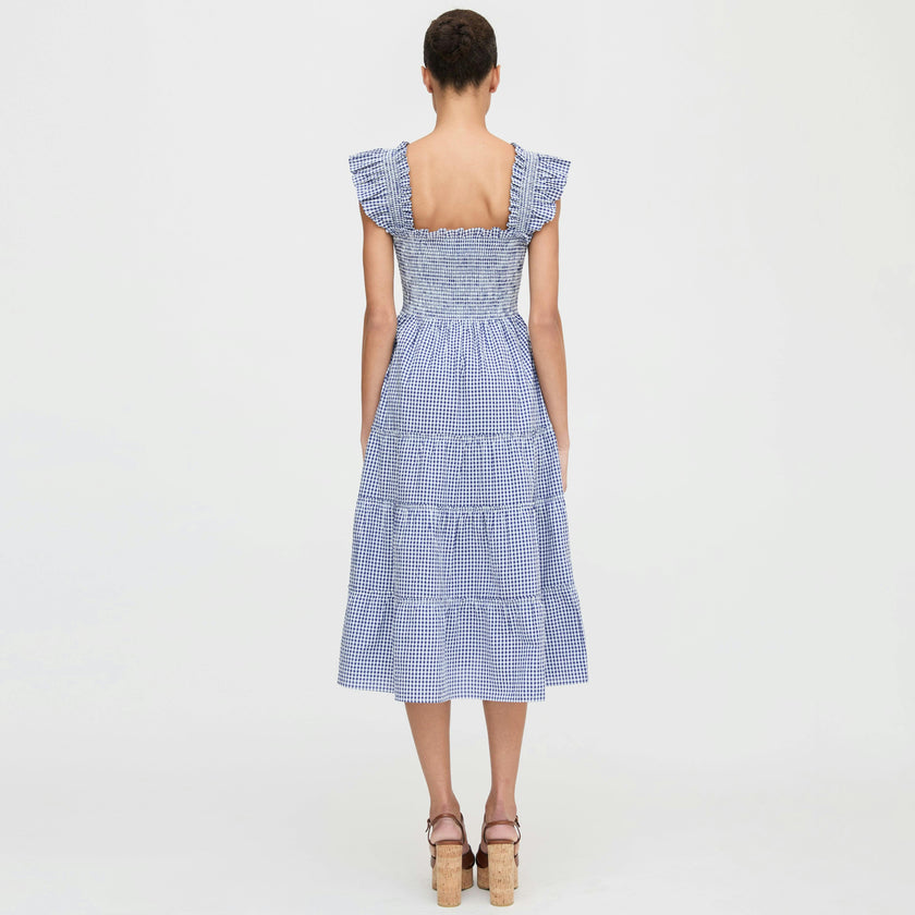 The Ellie Nap Dress - Navy Gingham