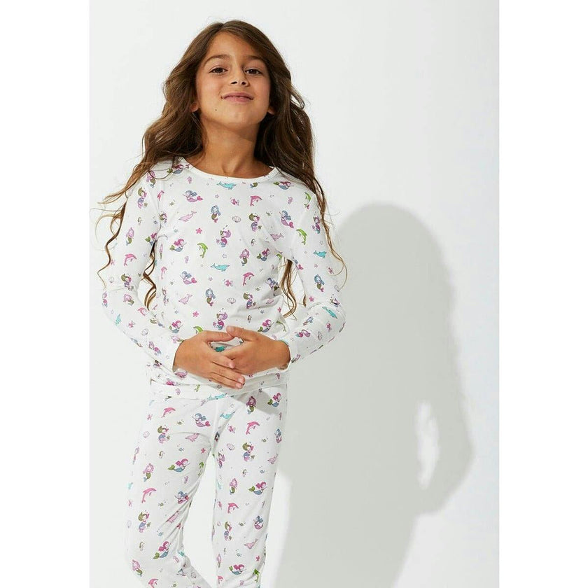 Mermaid Bamboo Kids Pajamas