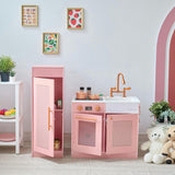 Teamson Kids Little Chef Chester Wooden Play Kitchen With 12 Accessories