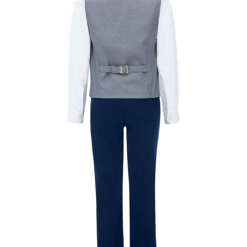 Gray Almendra Vest Outfit Set