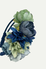 ASYMMETRIC FLOWER HEADBAND