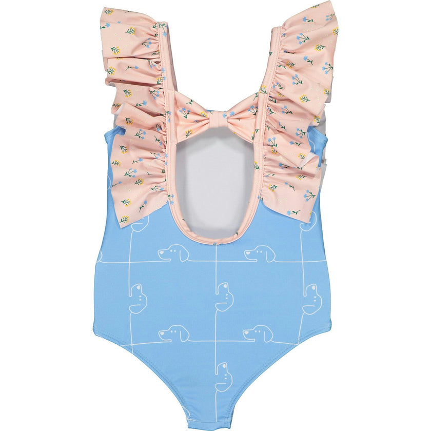 Puzzle & Day Garden Swimsuit, Blue