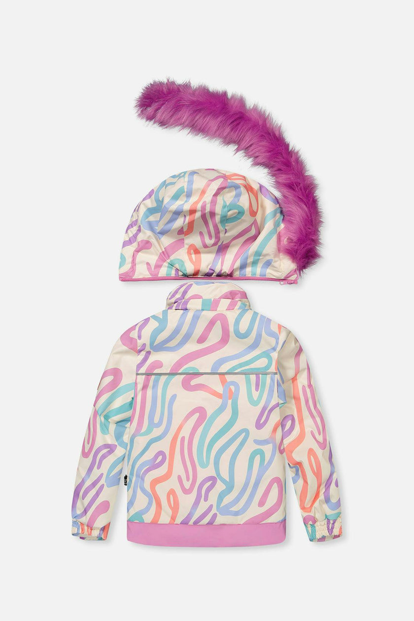 Two Piece Discover Snowsuit Multicolored Line Print