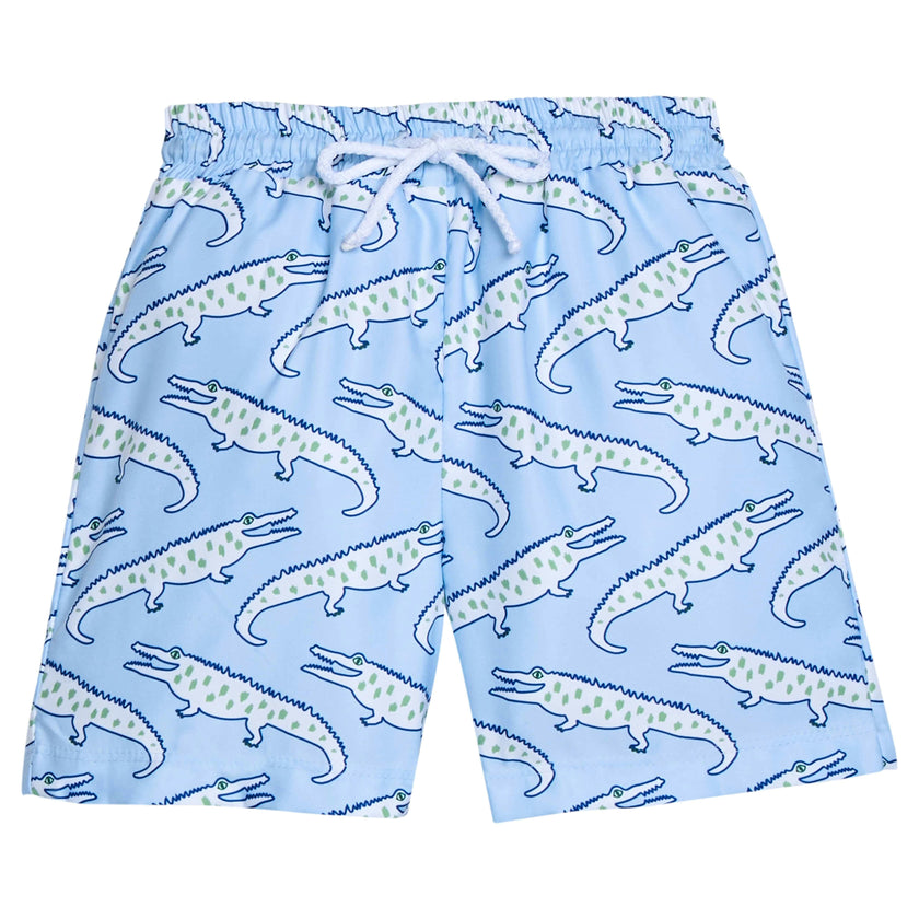 Swim Trunks - Blue Alligator Alley