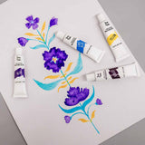 Professional Watercolor Paint Set: Bright Colors