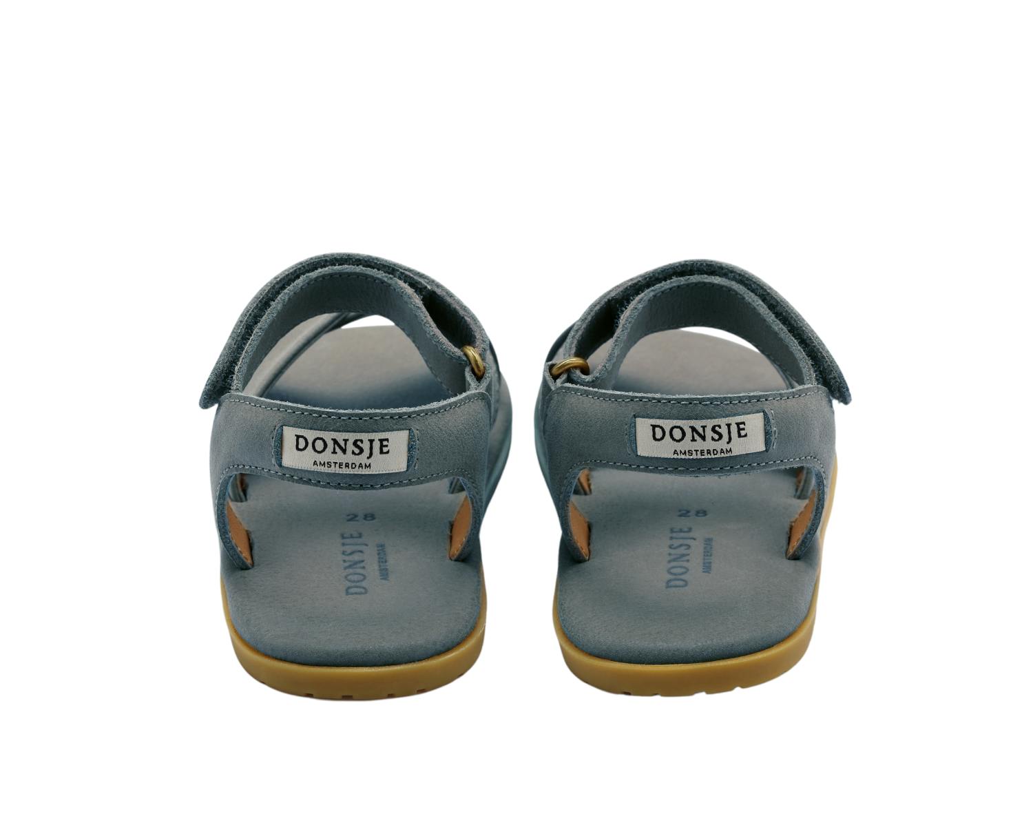 Botis Sandals | Petrol Leather