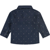 Musical Notes Button-Up Long Sleeve Shirt
