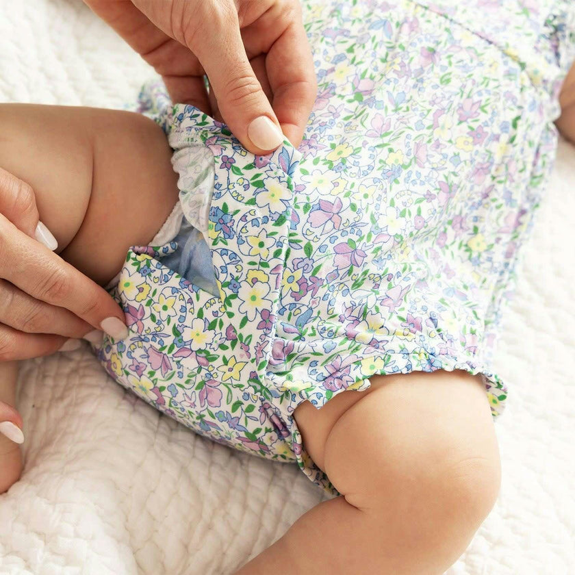 Magnetic Ruffle Bubble Romper