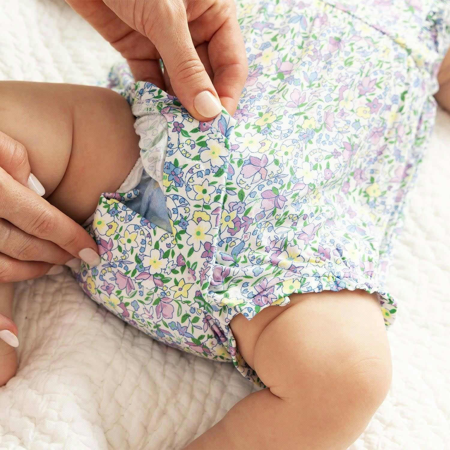 Magnetic Ruffle Bubble Romper
