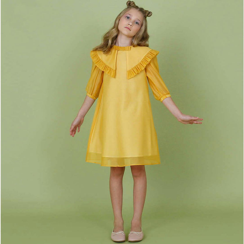 Avery dress (marigold organza)