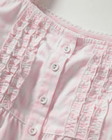 Women's Twill Charlotte Nightgown in Pink Gingham
