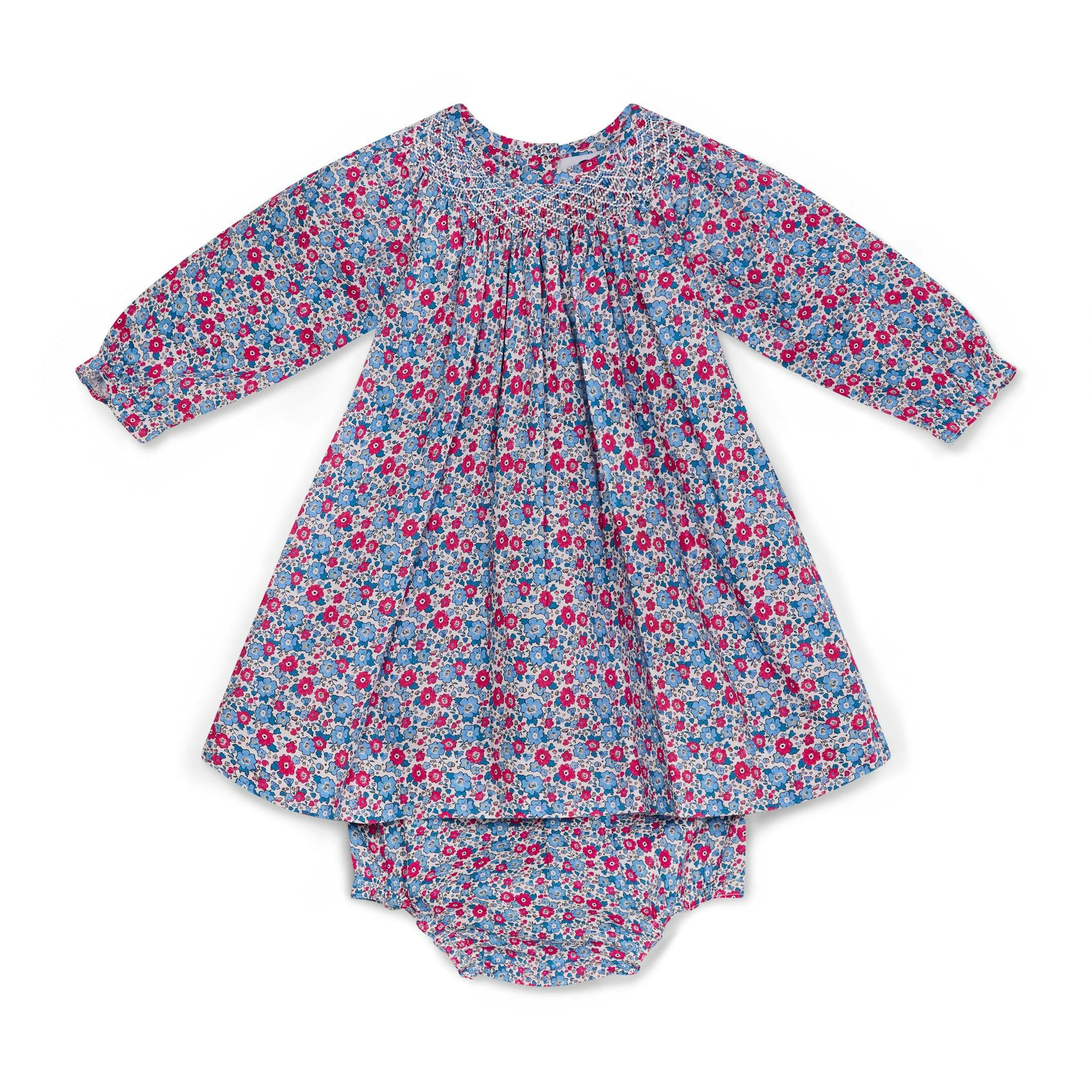 Smocked Baby Dress Odette