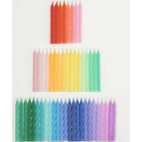 Rainbow Twisted Mini Candles