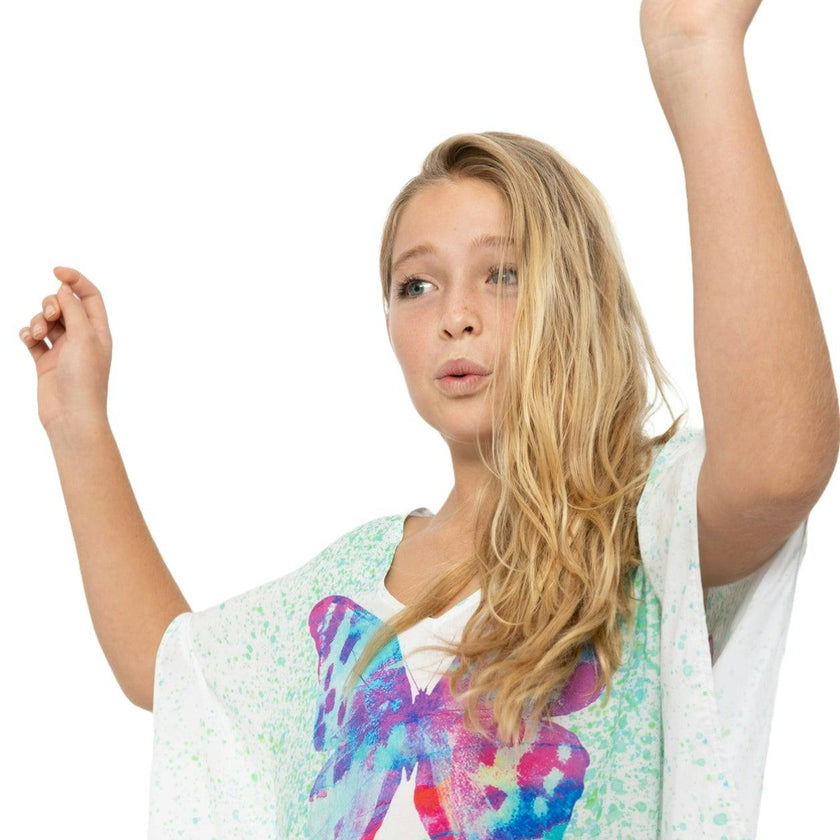 Butterfly Mint Splash Cover Up