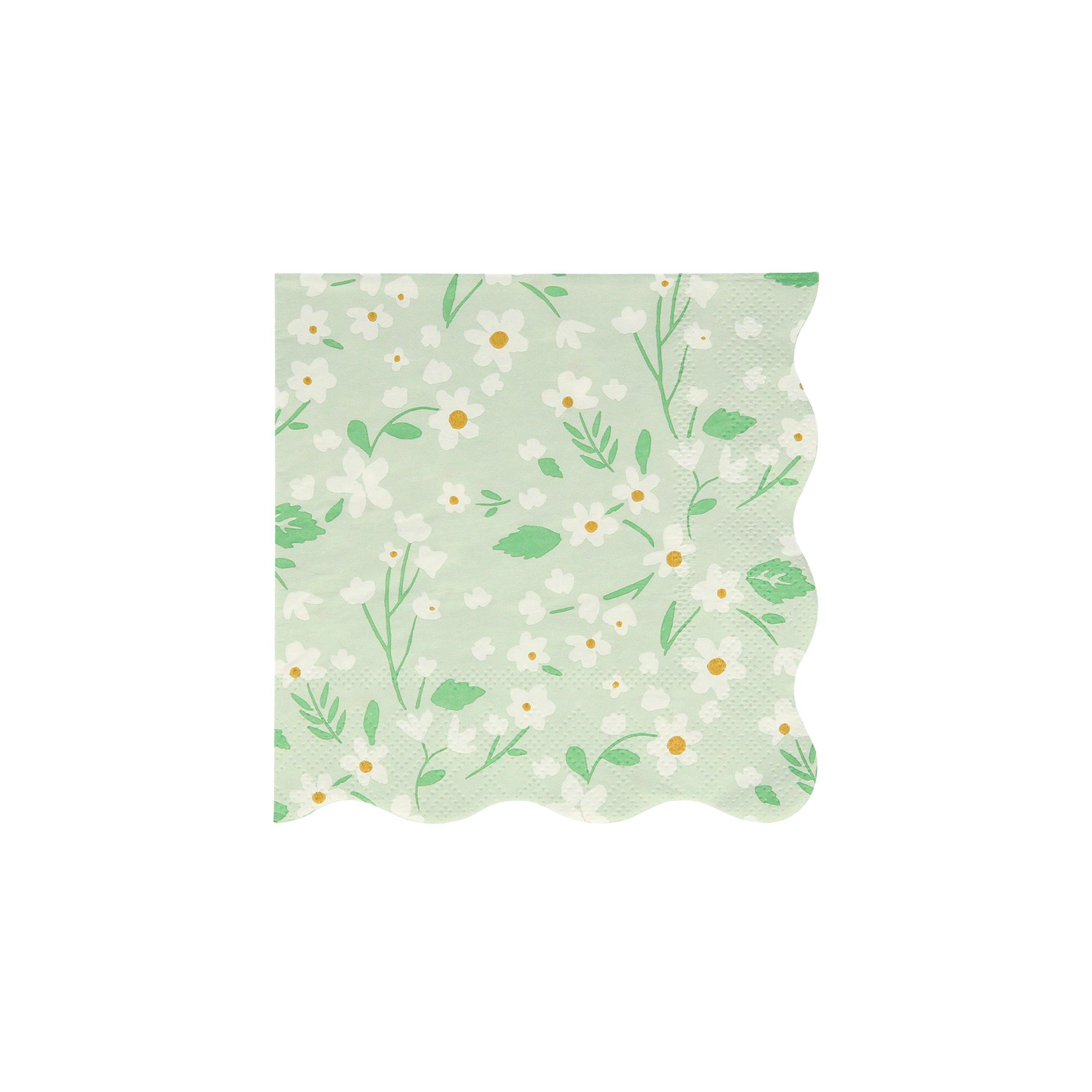 Set of 20 Ditsy Floral Small Napkins