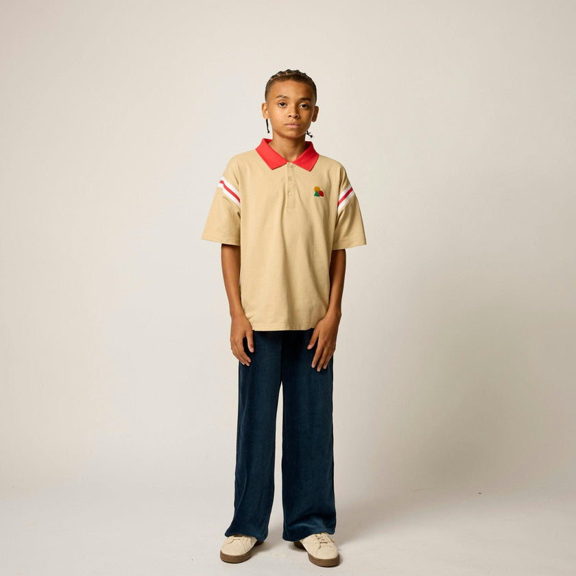 Organic Weekend Polo in Khaki