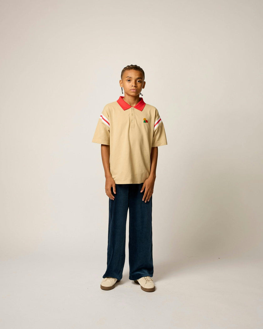 Organic Weekend Polo in Khaki