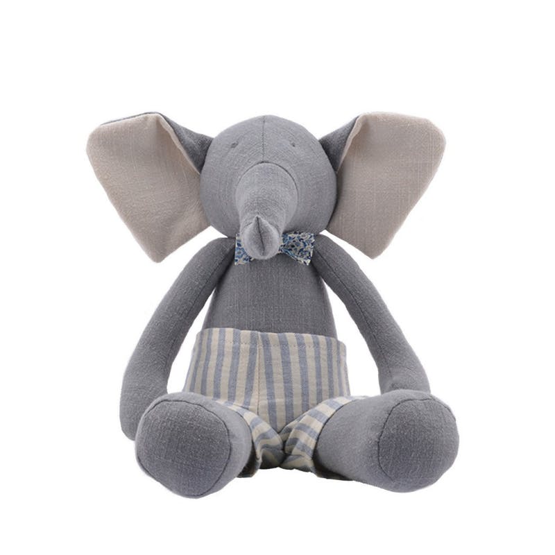 Pamplemousse Peluches Michel the Elephant-Small Grey