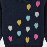 Infant Heart Sweater w/Pink Legging Set