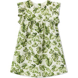 Island Leaf Ruffle Dress & Bloomers
