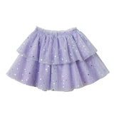 Girls Sweater & Tiered Skirt Set | Purple Halloween