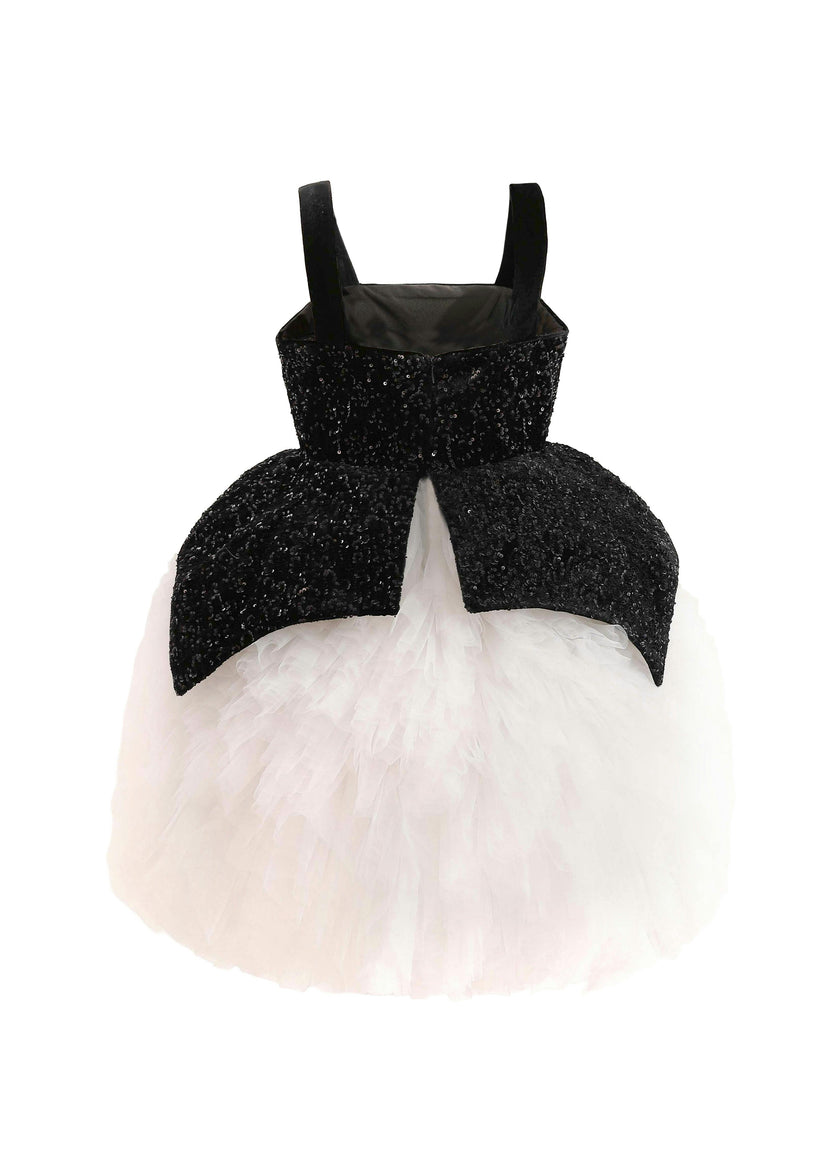 Black Glitter & Tulle Celebration Dress
