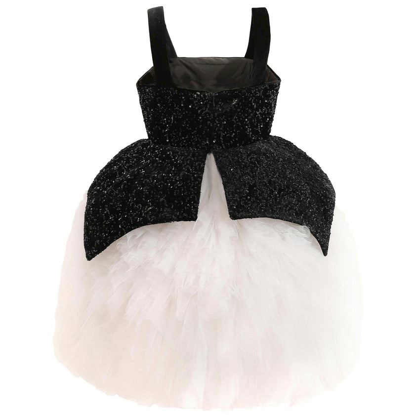 Black Glitter & Tulle Celebration Dress