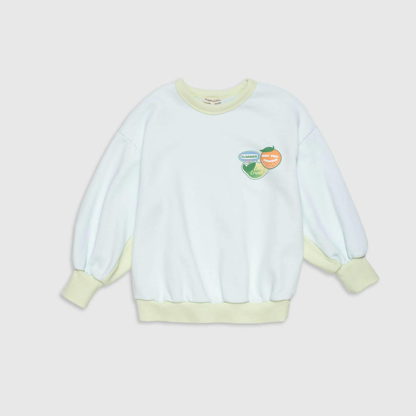 Organic Weekend Sweatshirt in Sky Blue
