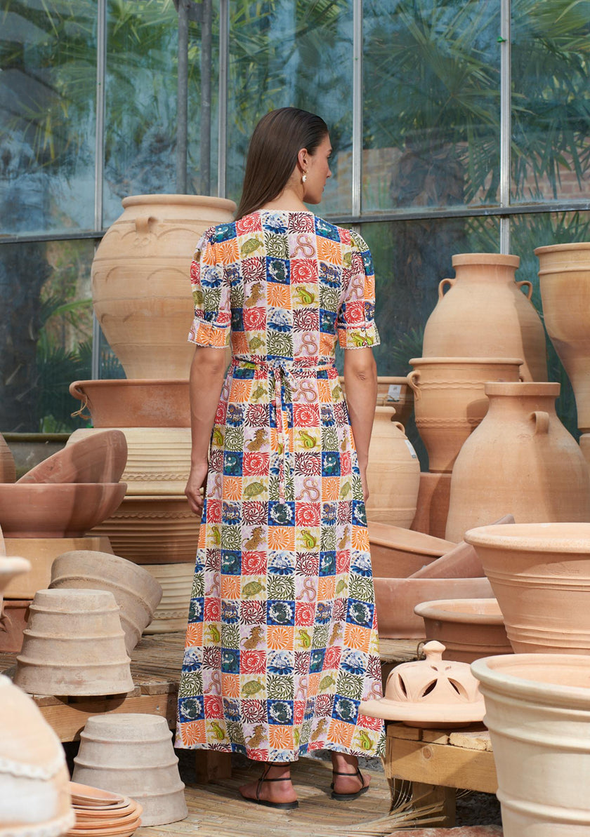 Bianca Dress Wild Tapestry