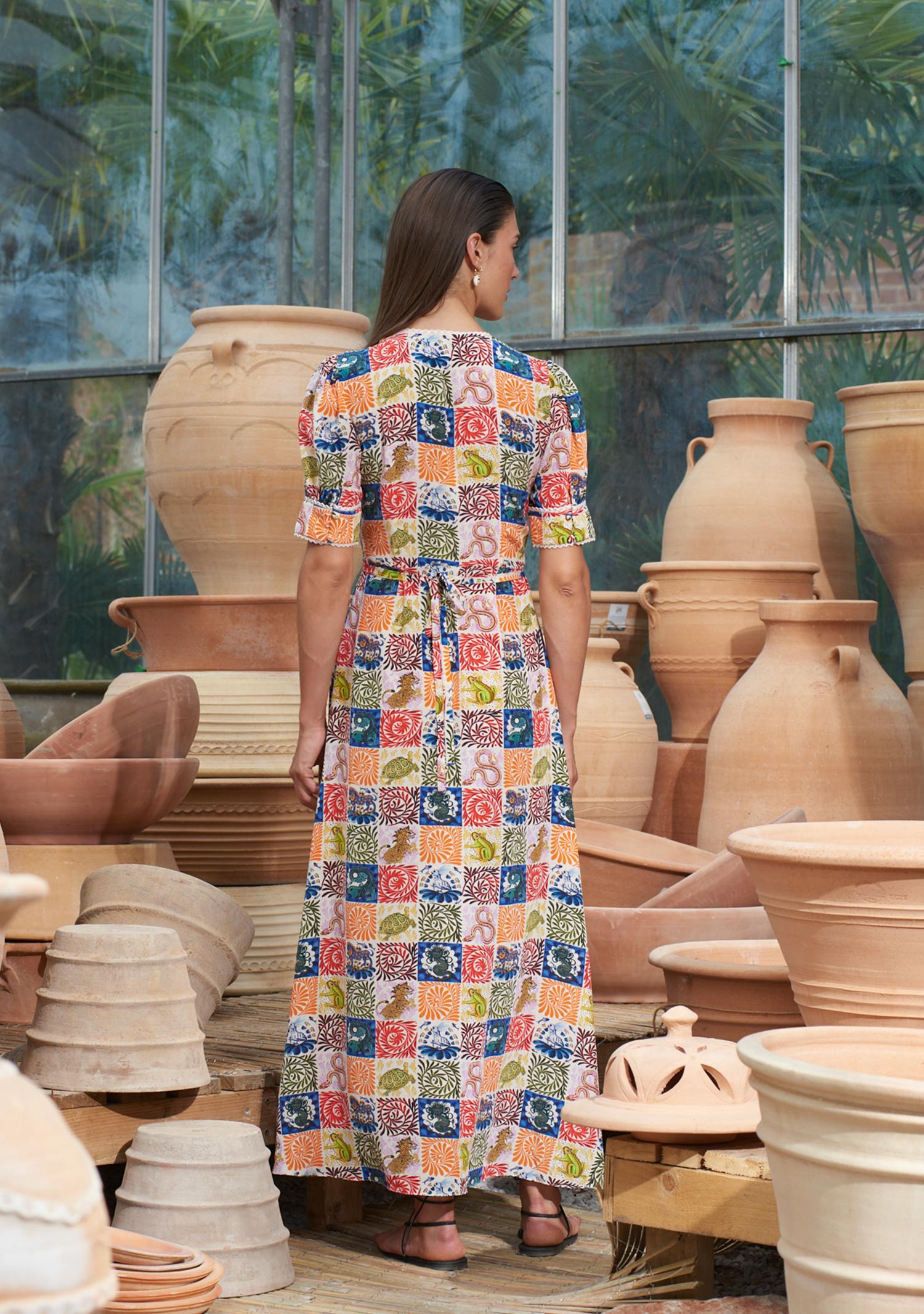 Bianca Dress Wild Tapestry