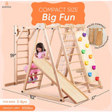 Chestnut - 8-in-1 Jungle Gym for Toddlers