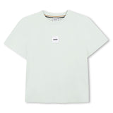 Light Beige Logo Short Sleeve T-Shirt