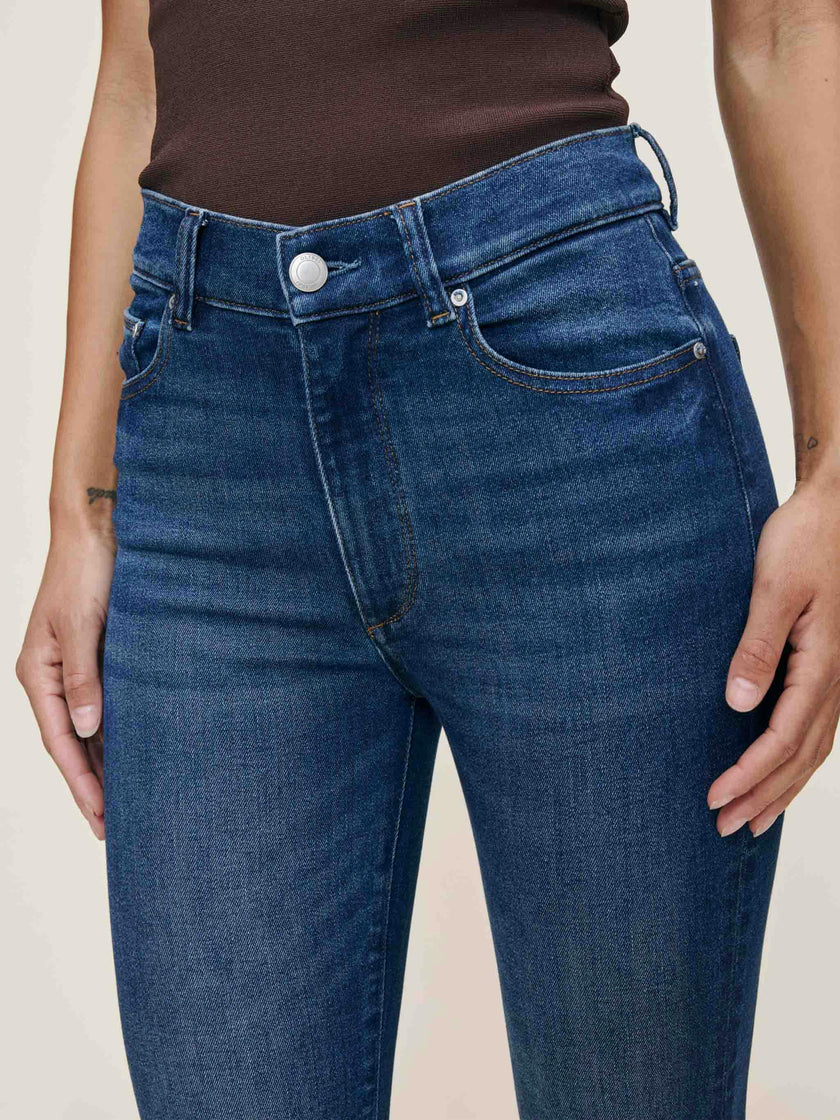 Bridget Boot High Rise Instasculpt™ Crop Jeans Raindrop